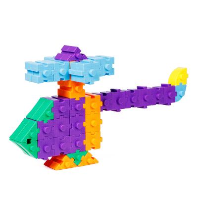 China Construction Toy Kindergarten combination puzzle toys preschool kids develop intelligence plastic building block toy for wholesale for sale