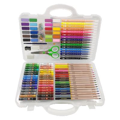 China cheap and high quality 138 pcs set kids gift kids paint art coloring set 908 for sale