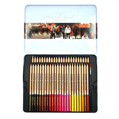 China 48 Colors Bright Color Water Soluble Crayon For Kids Art Painting Set 7*170mm for sale