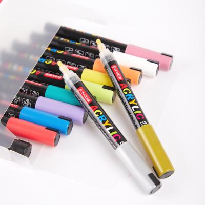 China Decorating and Writing on All Smooth Surfaces Chalk Marker Pen Multi Color Liquid Chalk Marker Pen Fabric Marker Pen for sale