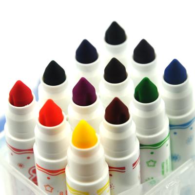 China Custom Permanent Marker Pen 3+ Color Sketch Marker Pen 12 Colors Pen Marker for sale