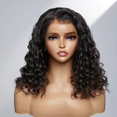 China Body Wave Lace Front Wig 4C Title Baby Hair Water Wave Soft Virgin Hair Wigs 100% Brazilian 12A Virgin Hair Wholesale for sale