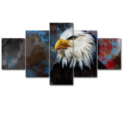 China Eagle Artwork Canvas Print Modern Animal Sweatbands For Walls for sale