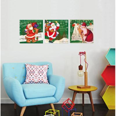 China Santa Claus Triptych Print Modern Art for sale