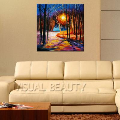 China Impressionist Palette Knife Oil Painting On Canvas For Decor for sale