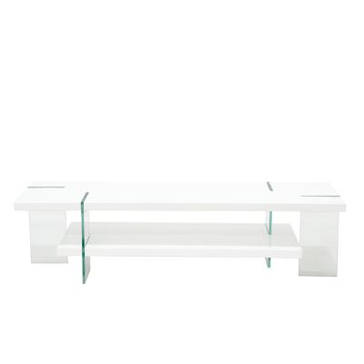 China Modern White Cabinet Table Tv Stand Modern Living Room Furniture for sale