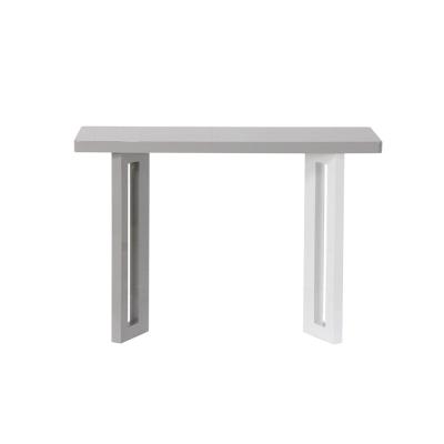 China Smart Wholesale Modern Corner Console Table For Living Room Gray Apartment Rectangular Table for sale