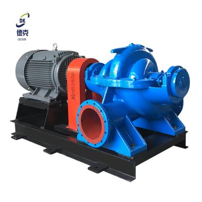 China Drinking Water Treatment Centrifugal Double Suction Pump Can Be Industrial And Mining Horizontal Split Pum Customized Case for sale