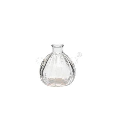 China Cosmetic Single Clear Reed Diffuser 240ml Glass Bottle Empty Aroma Diffuser Bottles With Cap for sale