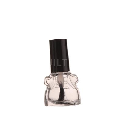 China Custom Special Shaped Cosmetic 5ml Nail Polish Container Clear Bottles for sale