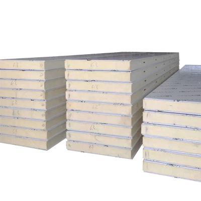 China 200-0.425MM Industrial Top Heat Insulated Sandwich Panel For 200mm PU Steel Sandwich Panel Cold Room for sale