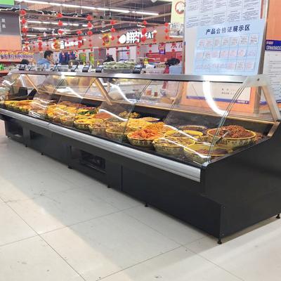 China Wholesale Energy Efficiency Deli Cabinet Restaurant Freezer Refrigerate Meat Display Cabinet for sale