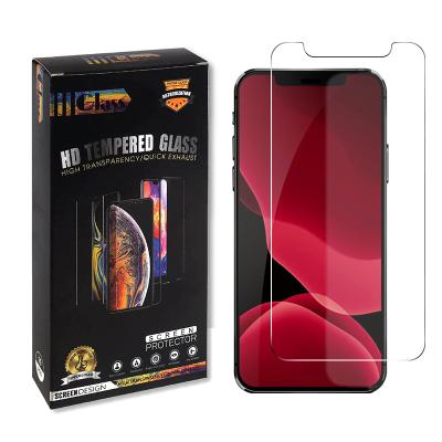 China high quality Anti-fingerprint wholesale 9H transparent tempered glass screen protector for iPhone 12 12 12 pro 12 pro max max for sale