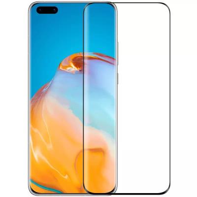 China 2.5D Anti-fingerprint/Anti-scratch//High Explosion-proof Hot Sale Curved Full-covering Screen Protector For Huawei p40 p30 p20 p40lite p30lite black tempered film for sale