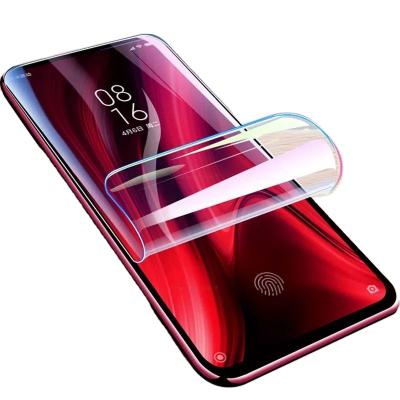 China Anti-burst hot sale MI red hydrogel film is suitable for MI K30 K20 K30i K30pro K20pro full cover film red soft non-glass for sale