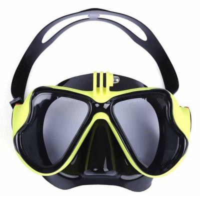 China Scuba Equipment Myopia Adult Diving Mask Innovative Design with Gopro Mount for sale