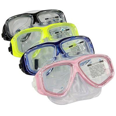 China Snorkelt de antimist Duikende Volwassene Lens van het het Kader de Kleurrijke Aangemaakte Glas van Maskerpc Te koop