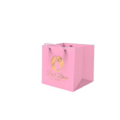 China New Logo Luxury Gift Shopping Paper Recyclable Bag With Logo Bag For Clothing Custom Packaging for sale