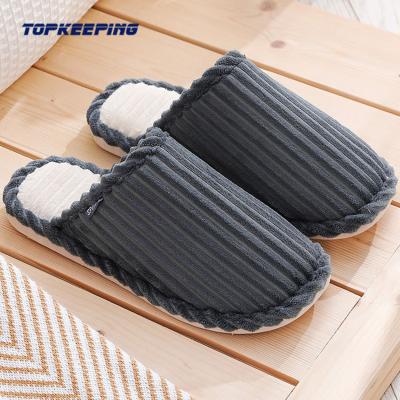 China 1D0097 Winter Anti-slip Wholesale Indoor House Fluffy Fur Slipper For Man for sale