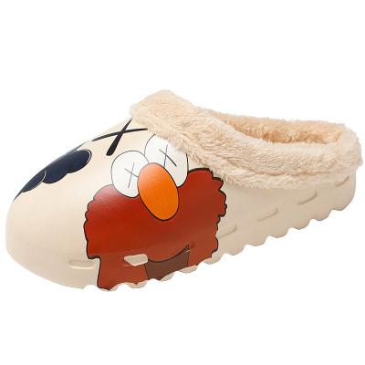 China 1D0118 Good Thermal Custom Fur Slippers Comfortable Plush Indoor Fur Slipper for sale