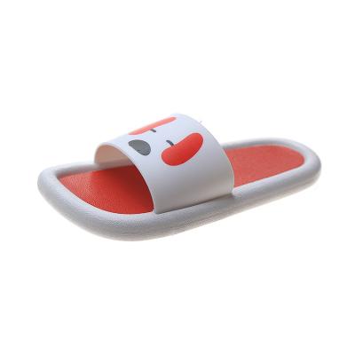 China 1E0167 Child Beach Flip Flop Custom Logo Little Boy Girl Toddler PVC Anti-Slippery Slipper for sale