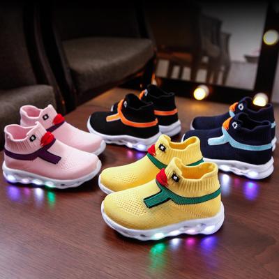 China 1G0022 New Design LED Light Up Light Up Shoes Children Kids Luminous Sneaker for Boy and Girl for sale