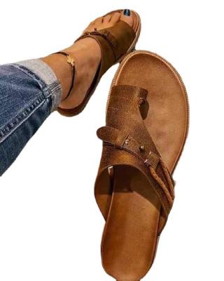 China New Fashion 3E0012 Men Summer Shoes Lady Casual Comfortable Barefoot Genuine Leather Sandals Anti-slippery for sale