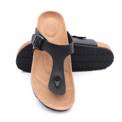 China Retro Comfortable Indoor Outdoor Beach Style Men&Women Beach Insole Slipper PU Vamp Top Selling Sandal for sale