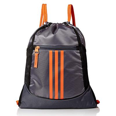 China Eco-Friendly Custom Polyester Nylon Kids Backpack Swim Gym Sports Waterproof Drawstring Bag for sale