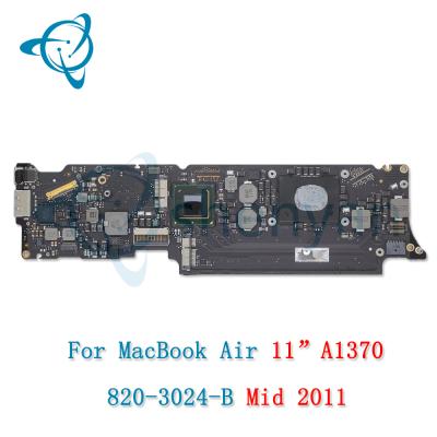 China 820-3024-B 2011 shenyan A1370 LAPTOP motherboard for Macbook Air 11.6