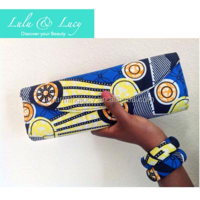 China Grab The African Ankara Print Clutch Bag for sale