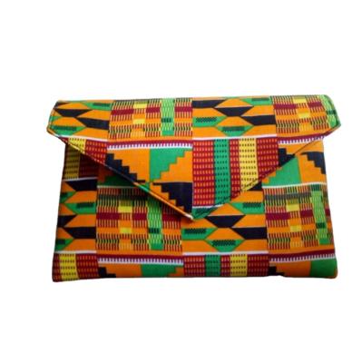 China Wedding Clutch African ANKARA Print Kente Envelope Clutch Bag for sale