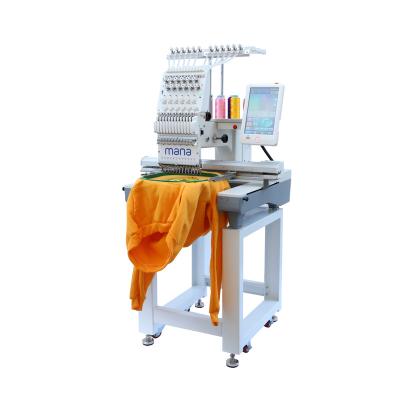 China Garment Shops New Design Embroidery Machine Digital Automated Single Head Flat Cap Embroidery Machine for sale