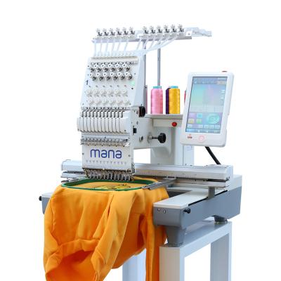 China Garment Shops High Quality Single Head Embroidery Machine Automated One Head Hat Cap Embroidery Machine Flatbed Embroidery Machine for sale