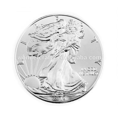 China Europe arts and crafts metal silver coin in god we trust freedom coins for sale antique for sale