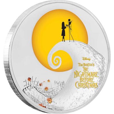 China Suitalbe All W Custom Baby's First Nightmare Before Christmas Merry Christmas Santa Claus Santa1 Claus 1 oz Silver Coin Wishing Coin For Sale for sale