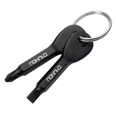 China Eco-friendly Creative Hot Sales Phillips Slotted Screwdriver Matching Multifunctional Car Used Key Chain for sale