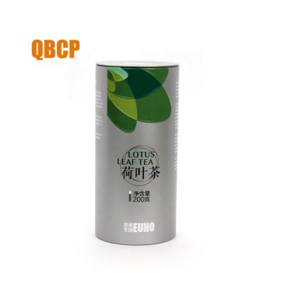 China Recyclable Airtight Round Green Tea Tin Can With Customer Design Printing for sale