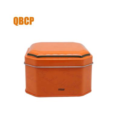 China Octagonal Food Grade Cookies Tin Can Tin Box With Customer Design Printing for sale