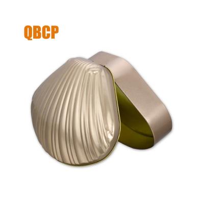 China Big Size Recyclable Shell Shaped Gift Metal Tin Box Chocolate Tin Box for sale