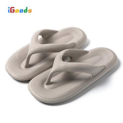 China Summer Men's Thick-soled Flip Flop Leisure Beach Sandals and Slippers High Quality Outdoor Slippers Men Used Shoes for sale