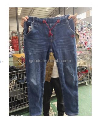 China High quality second hand used men jeans pants wholesale savings packs casual class mixed used clothes for sale