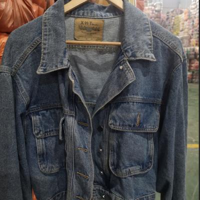 China Wholesale Used High Quality Clothing Package Denim Jackets Woman Hot Sale for sale