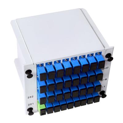 China High Quality FTTX System PLC Splitters 1x32 Fiber Optic Splitter for sale