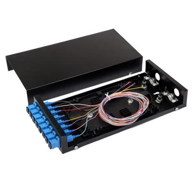 China Fiber Splicing Fiber 8 Port Termination Box SC Interconnect Suitable For Singlemode Installation Methods for sale