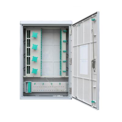 China FTTH FTTB FTTX Network Hotsale 288 Core Ftth Box Outdoor Telecom Network Fiber Optic Cabinet for sale