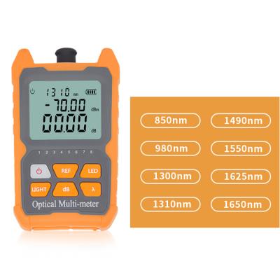 China Long Standby Time Handheld Optical Power Meter With Replaceable FC/Sc/St Adapter for sale