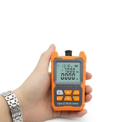 China Hot FTTX Factory Sale Fiber Optic Multifunctional Support Testing Saving LED Lighting Optical Power Meter for sale