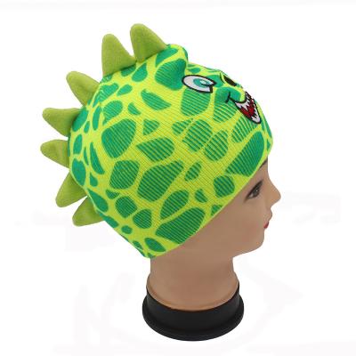 China New Style Boys Girls Monster Beanie Knitted Hat Cap With Monster Kids Winter Infant Hat for sale