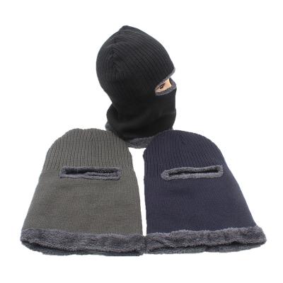 China Beanie Knitted Hats Wholesale Neck Balaclava Custom Army COMMON Hat Warmer Hats for sale